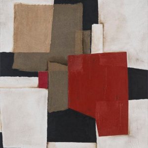 Peinture Fresque Contemporaine : Formes des Couleurs (réalisée avec des techniques mixtes)