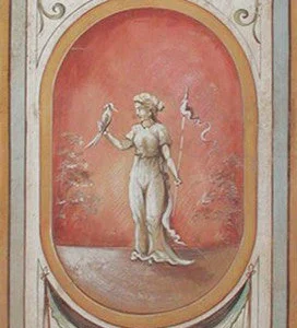 Peinture Fresque Renaissance : Ornement romain