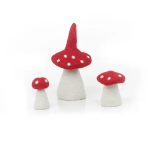 Champignons Feutre 100% laine | Felt So Good