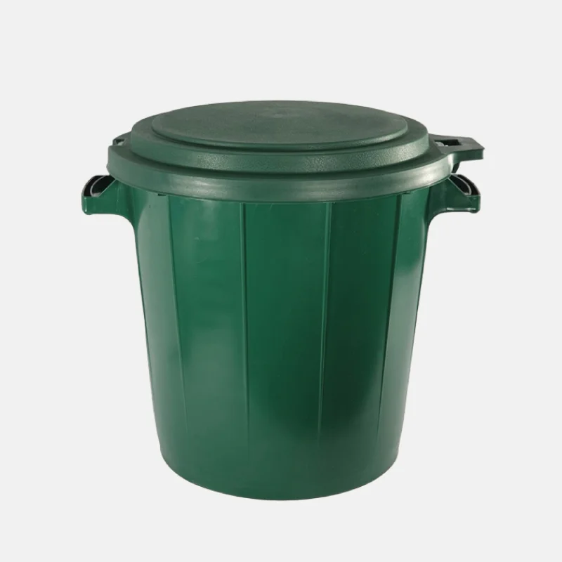 POUBELLE EDA VERTE + COUVERCLE – 50 litres – Image 2