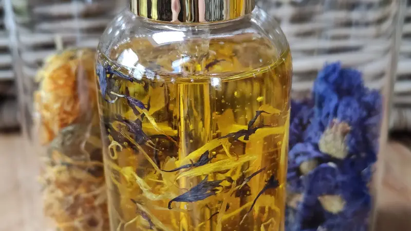 Huile sèche Bio Calendula & Bleuet | Atelier Bigouden Bretagne – Image 7