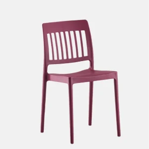 CHAISE PLASTIQUE 987 ROUGE