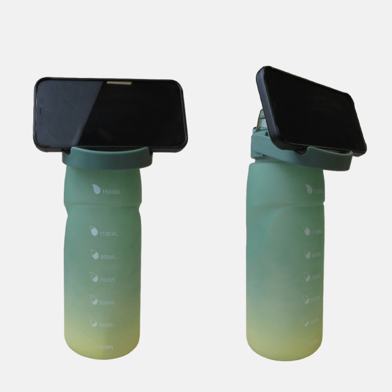 GOURDE PLASTIQUE 1.5L + porte téléphone – couleurs – Image 9