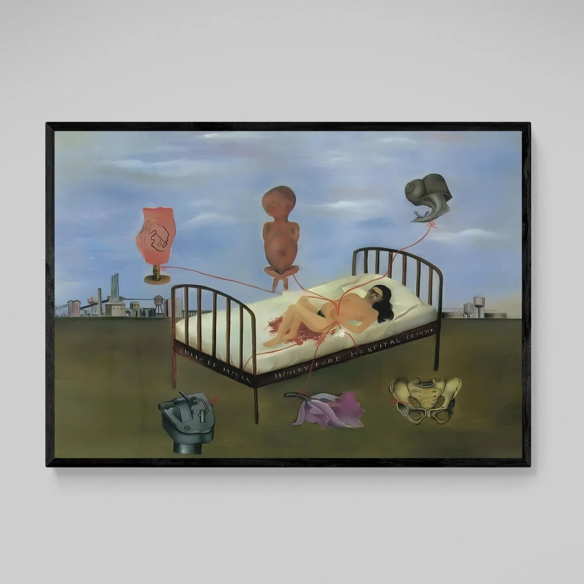 Tableau Frida Kahlo Hôpital Henry Ford – Image 3